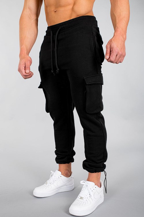 YoungLA 206 Rambo Combat Joggers Czarne | 307-QUGTWF