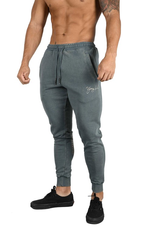 YoungLA 230 Gin N Juice Joggers Niebieskie | 694-BOJLWU