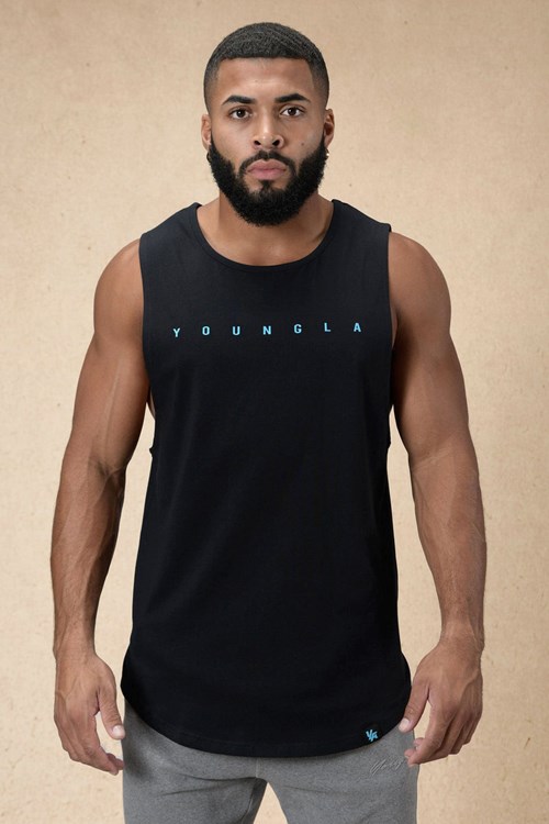 YoungLA 332 Infinity Muscle Tanks Czarne | 921-TICYEL